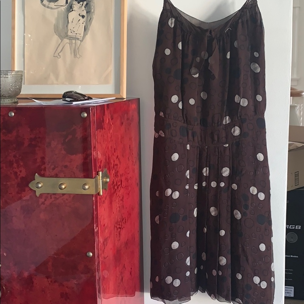 PRADA vintage sheer dress with spots